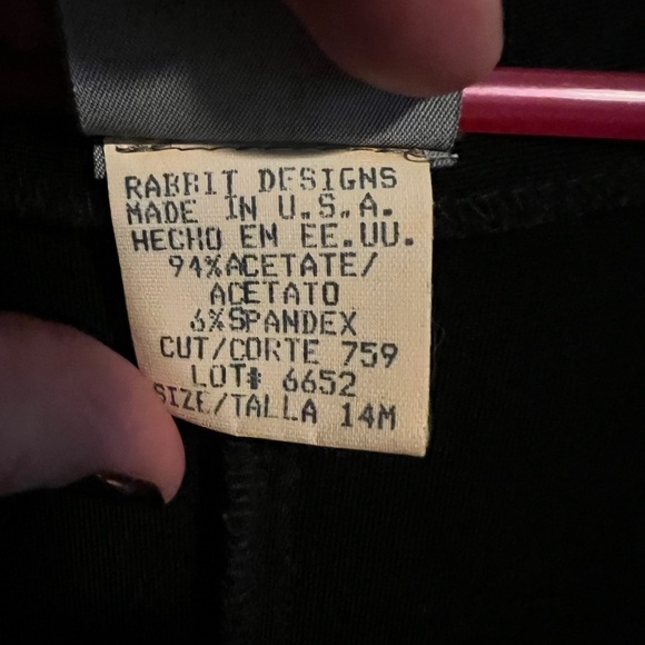 Black Rabbit Rabbit Rabbit Dress 14M - Picture 4 of 7